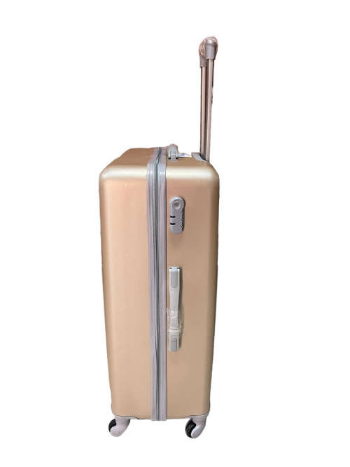 3 in 1 Super High Quality Hard Outer Shell Suitcase Set Beaitiful Pattern Design Golden - BRAND NEW