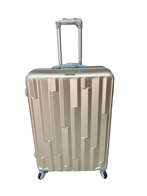 3 in 1 Super High Quality Hard Outer Shell Suitcase Set Beaitiful Pattern Design Golden - BRAND NEW