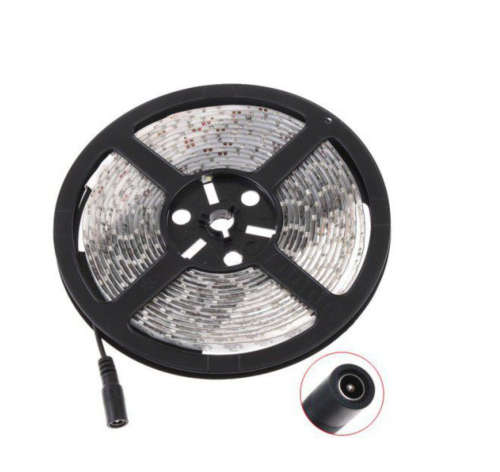 12V Bright 5M Waterproof SMD Led Strip Light - Red
