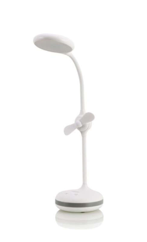 4W LED Table Lamp With Fan with 360 Degree Rotation NEW