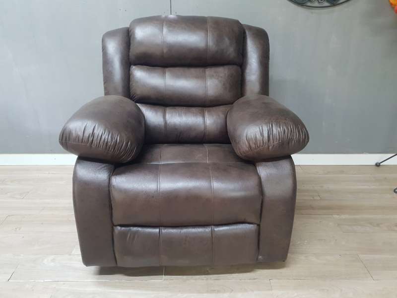 Buffalo Suede Material Recliner Sofa Couch