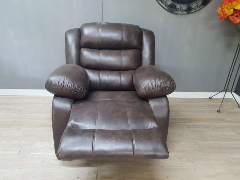 Buffalo Suede Material Recliner Sofa Couch