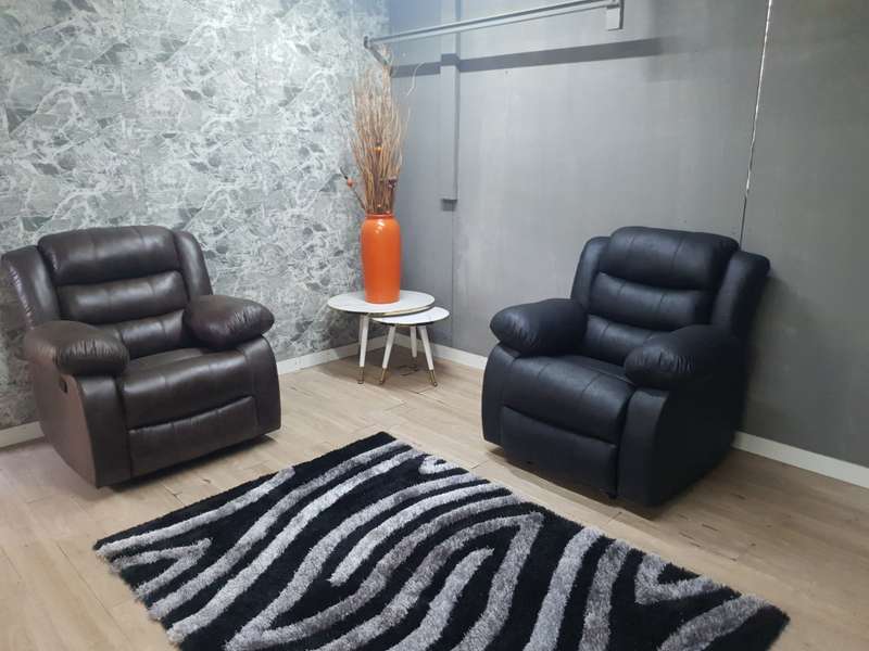 Buffalo Suede Material Recliner Sofa Couch