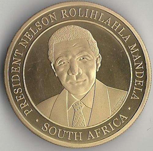 New!!! Nelson Mandela By Act of Congress Solid Copper Coin