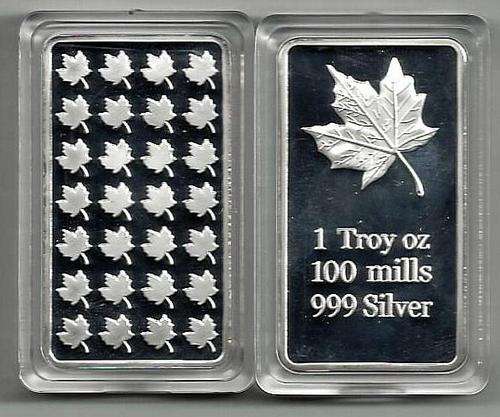 SILVER CLAD MAPLE BAR