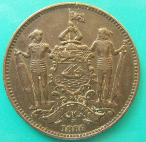 North Borneo 1886 one cent