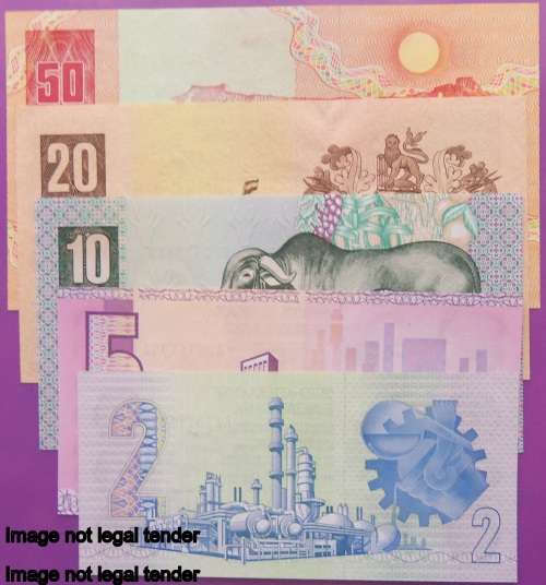 Stals mint banknote set.