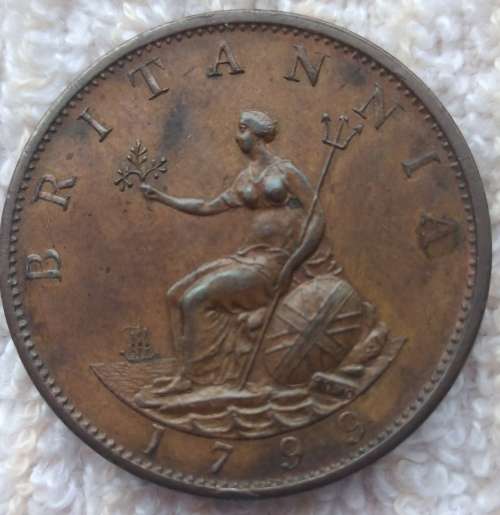 1799 half penny in great condition