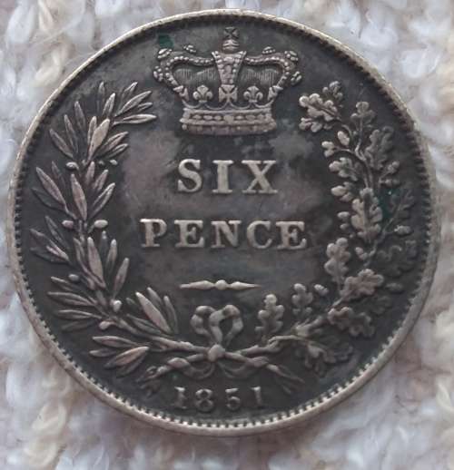 Great Britain 1851 6 pence