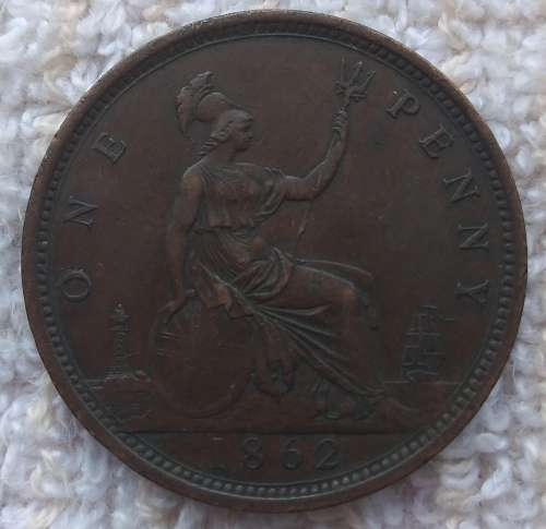 Great Britain 1874H penny