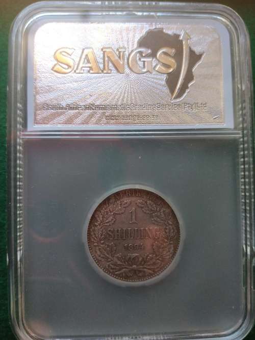 1894 Kruger shilling Extra fine 45