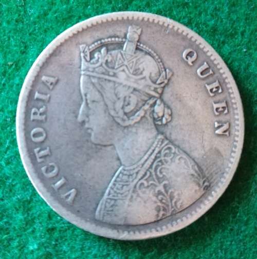 British India 1862 Rupee