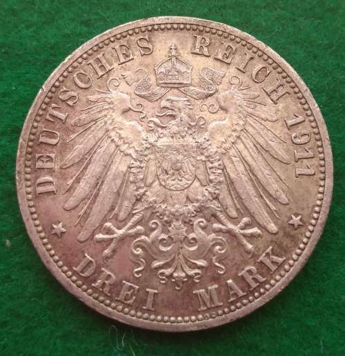 Germany 1911 3 Mark