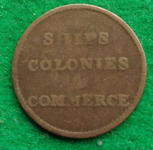 Canada-Ships, Colonies and commerce token 1830 to 1860