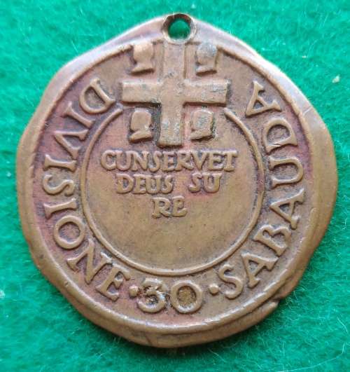 Italy/Ethiopia 30th Savoy division medal