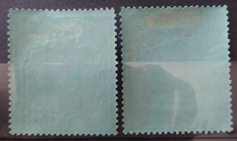 George 6 Bermuda 1938 2 shillings and 2 shillings six pence.