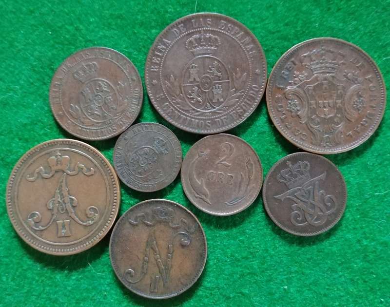 Old European coin lot