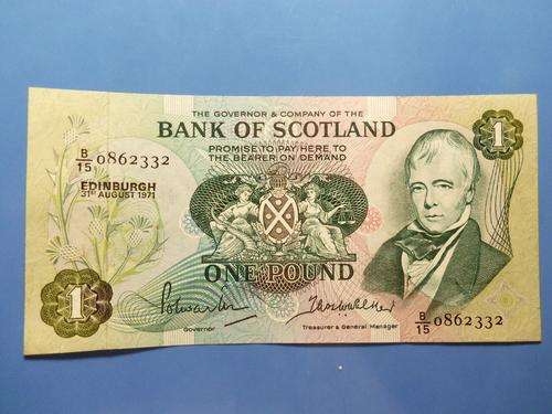 Scotland 1 pound 1971