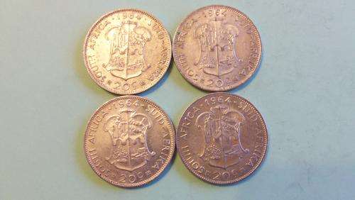 1964 20 cent twenty cent Silver
