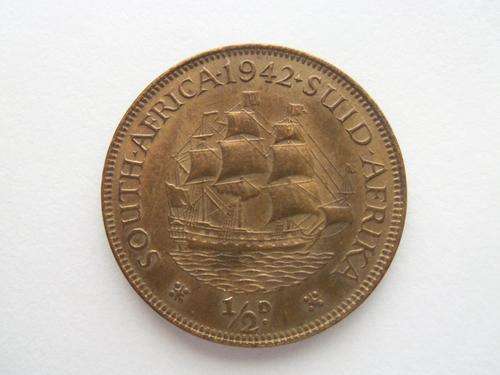Almost un-circulated 1942 half penny. Real gem