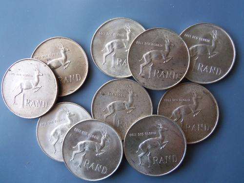10 Silver R1.00 coins