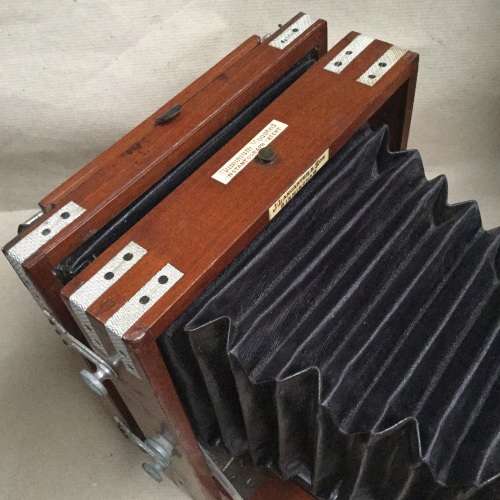 Lancaster Instantograph c1892 camera body only...no lens....aluminium appointments