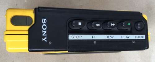 Sony Sports Walkman FM/AM Stereo Cassette Player WM-F35.....as new condition