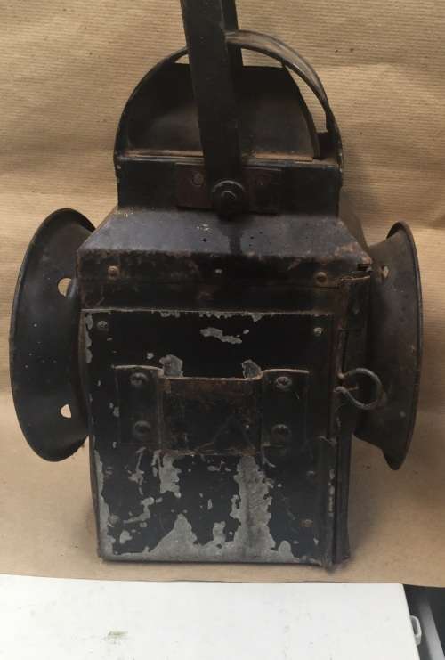 SAR paraffin lamp....all parts incl red & clear gglass lenses have SAR Mark.