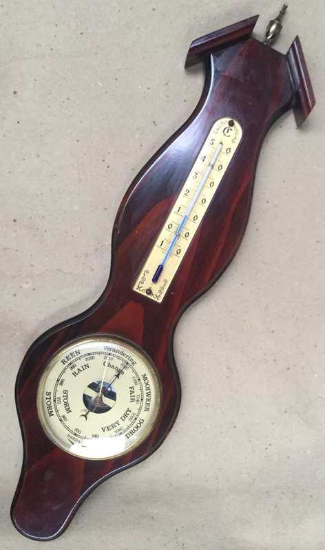 Barostar barometer and thermometer.....total length 480 mm