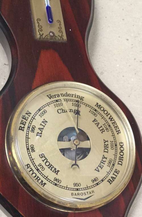 Barostar barometer and thermometer.....total length 480 mm