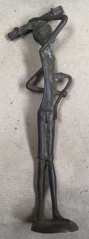 Burkina Faso brass/bronze figurine 212 mm height