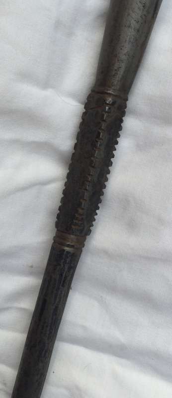 Maasai lion kill spear....old piece...real item, not touristware
