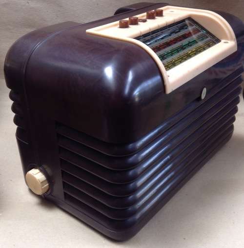Mid century Bush type EBS 23 radio....outstanding condition and shortwave working. For cashcon