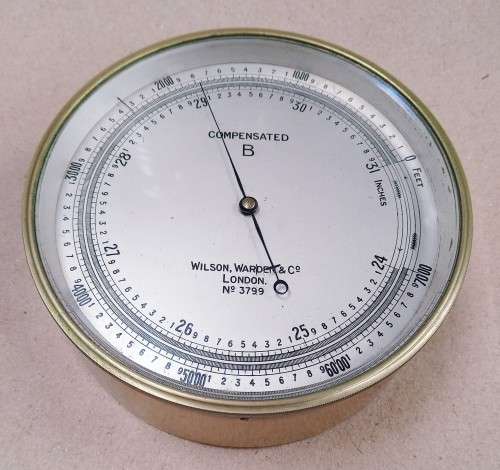WW1 military barometer / altimeter.....compensated