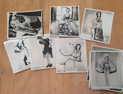 Vintage risqué real photographs from State Express cigarettes