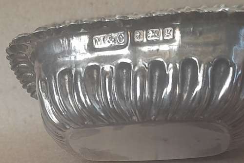 Sterling silver dishes of unusually small size
