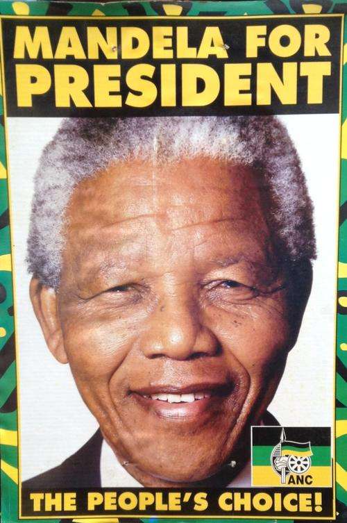 Mandela....1994 Poster, original, as used before election......590 x 830 mm