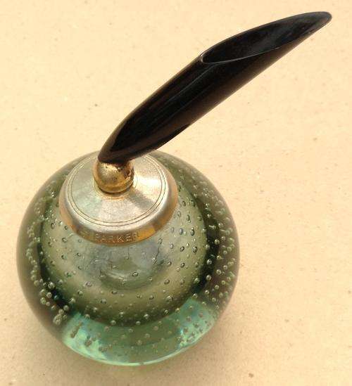 Murano Parker Pen Holder......height of glass 70 mm