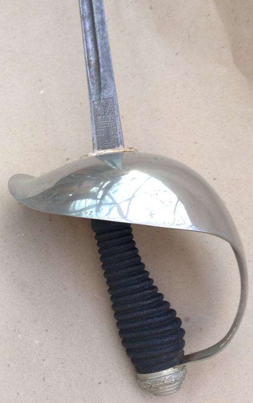 Cavalry Officer's Sword...ER.....made by Wilkinson Sword......fish skin grip perfect