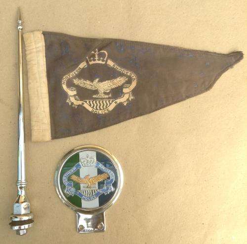 Northern Rhodesia Police.....Car Badge and Pennant.......postage R23.00