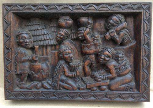 B. Mawire......relief carving......200 x 298 mm.