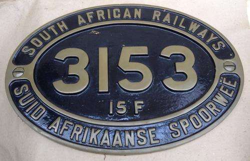 Faux Loco Plate.....postage R60.00