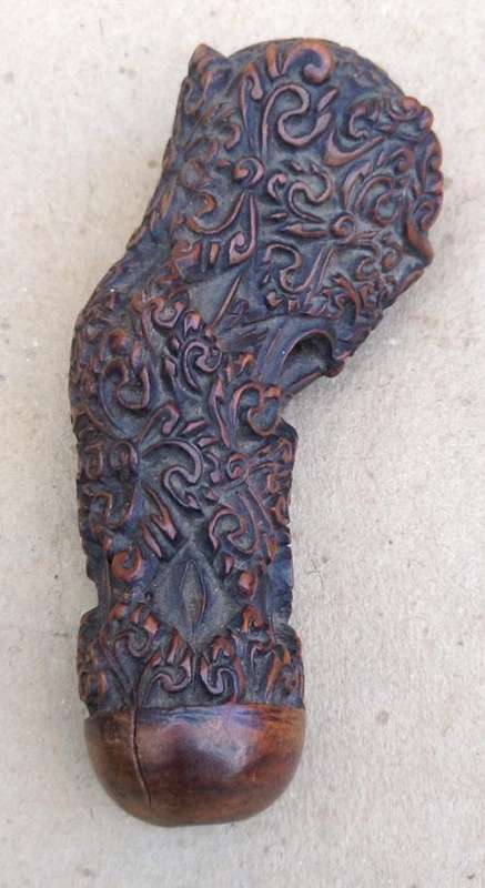 Antique Balinese Kris Keris Hilt / Handle 103 mm length...