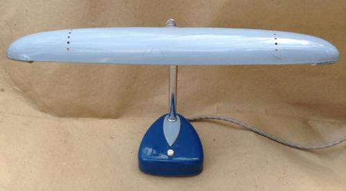 Retro Table Lamp..metal hood..flexible..original cord..Made in Japan...National.. Postage R50.00.