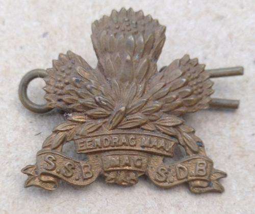 SSB Collar Badge..... Postage R26.00
