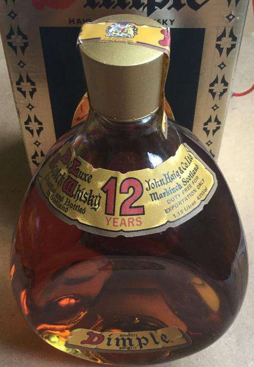 Dimple Haig Scotch Whisky 1.13 liter  43% proof  12 year old bought in duty free UK
