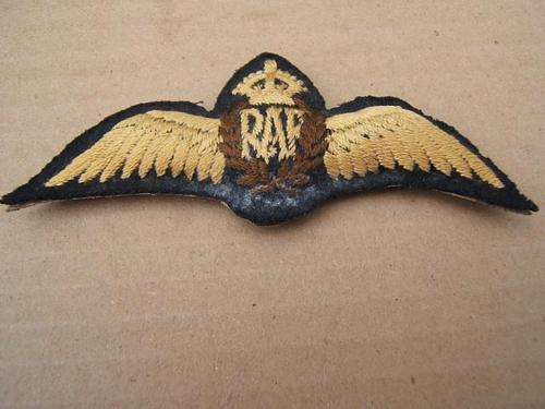 RAF Wings....the real deal, padded, 114mm/4 1/2inch