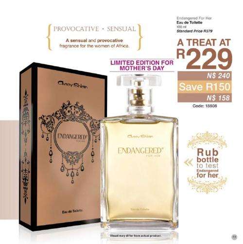 Endangered Perfume 100ml from Avroy Shlain