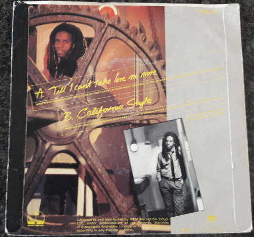 Eddy Grant - Till I Can't Take Love No More 7" Single Vinyl