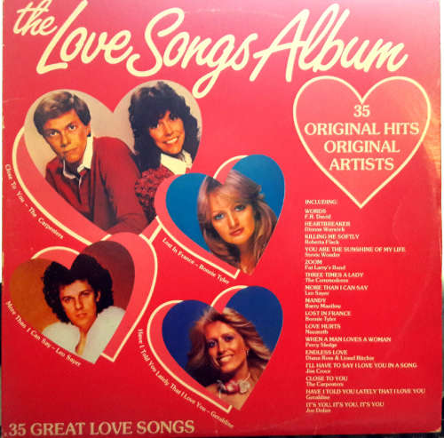 The Love Songs Album - Double Compilation Vinyl / LP
